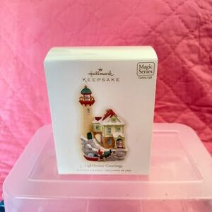 Hallmark Keepsake Lighthouse Greetings Ornament Series